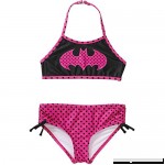 DC Comics Batman Batgirl Polka Dot Tankini Swimsuit For Girls 6-6X B01IY92JA2